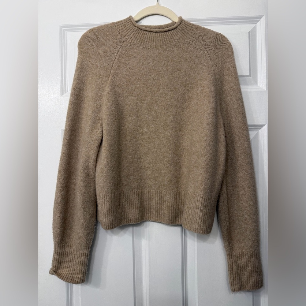 J. Crew Women's Crewneck Sweater in Camel